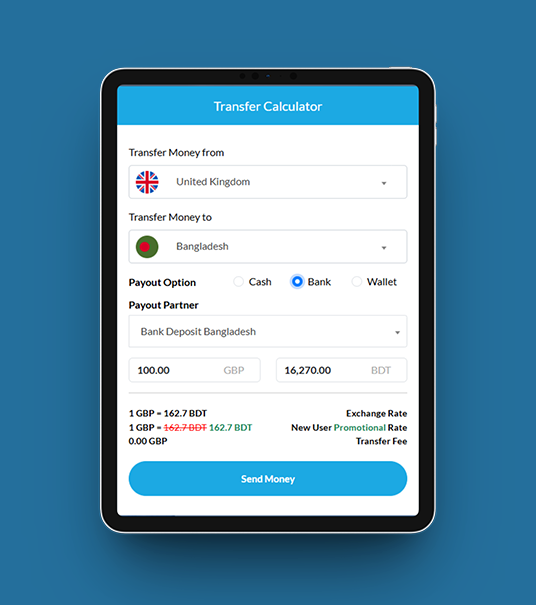 UK to Bangladesh Best Rates